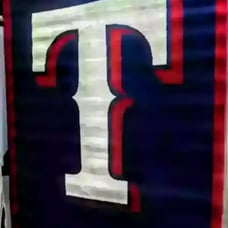 TEXAS RANGERS FANS AREA RUG