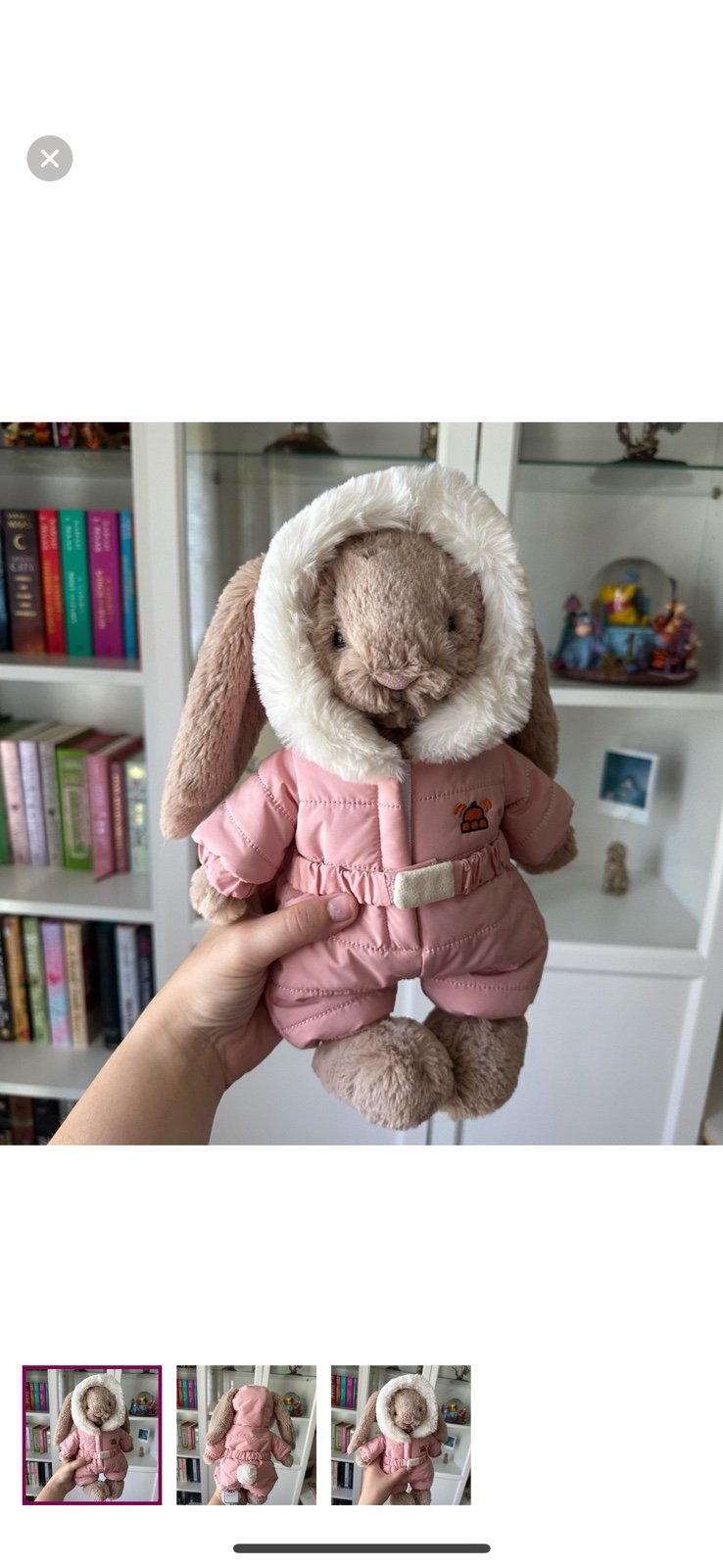 Jellycat Bashful Bunny in Snow Suit
