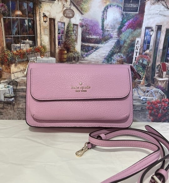 NWT Kate Spade Leila Small Crossbody (Quartz Pink)