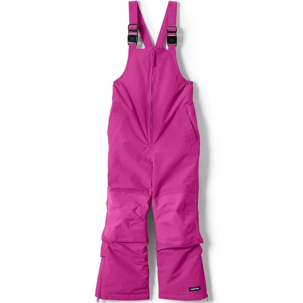 Lands End Kids Squall Waterproof Insulated Iron Knee Snow Bib size 12 Slim
