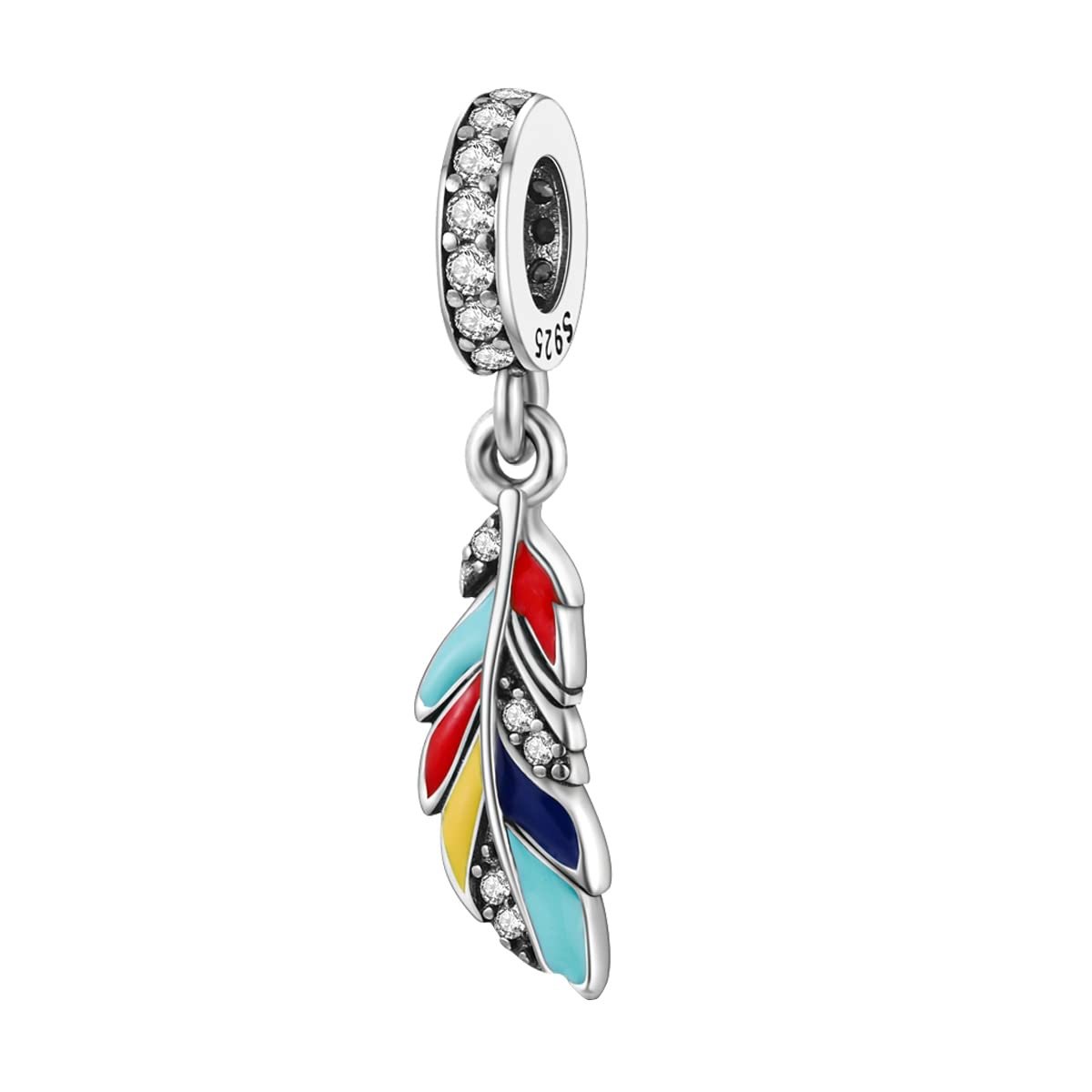 Pandora feather charm
