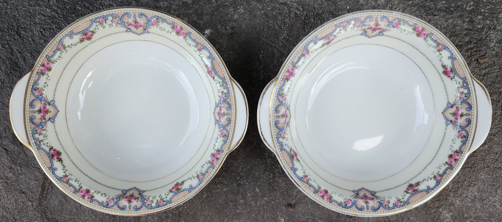 Antique/ Vintage Heinrich & Co 2 soup or Serving Bowls.