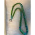 Native American Gaspeite and Turquoise color Howlite Disc Necklace
