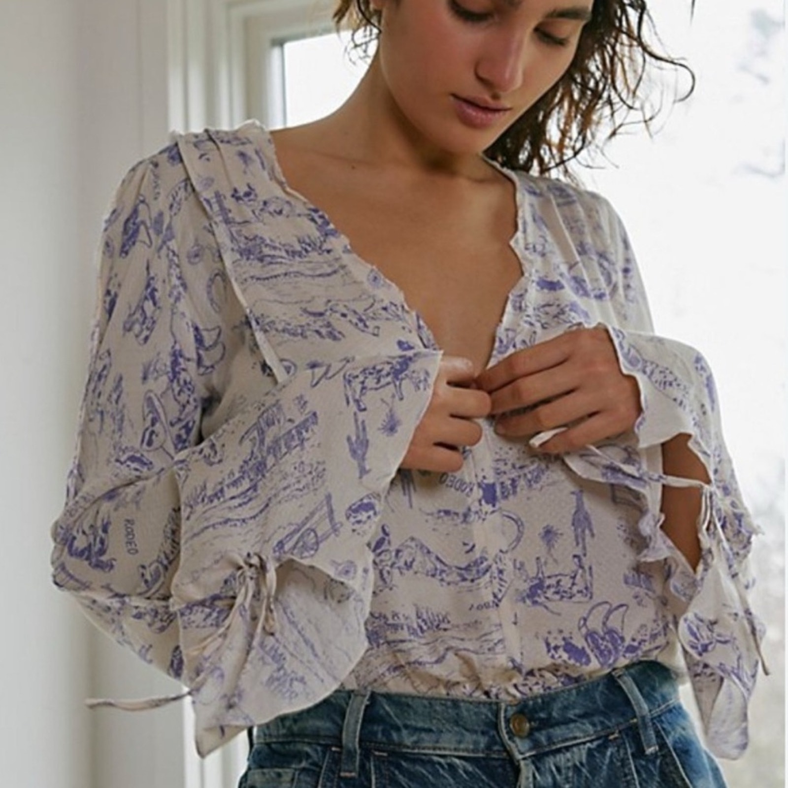 NWOT Free People Intimately Everything's Rosy Bodysuit Rodeo medium