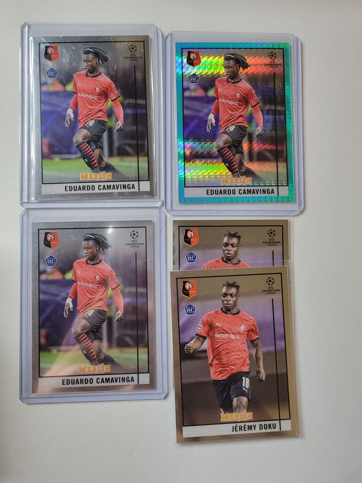 Topps Merlin Eduardo Camavinga and Jerem