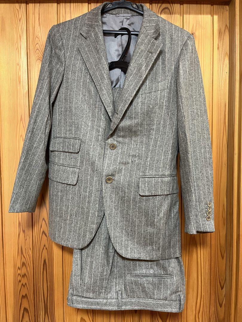 【Sartoria Partenopea Napoli】 Grey Striped Suit
