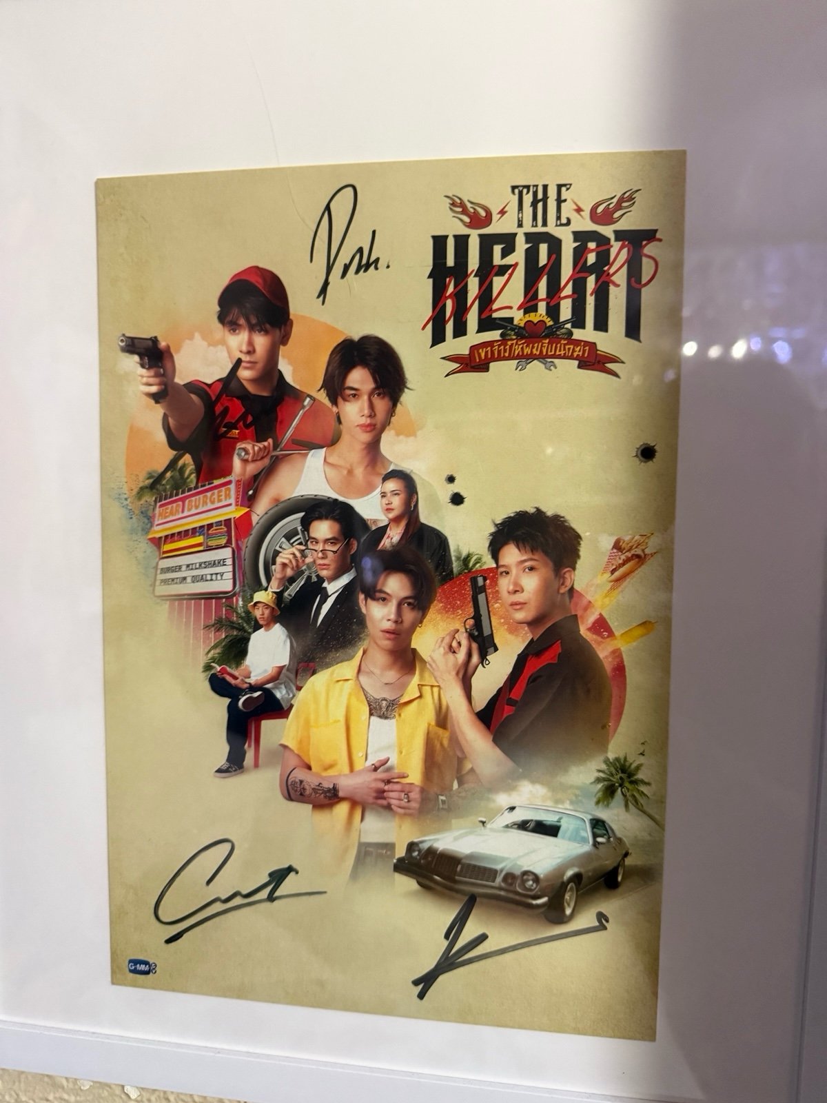 THE HEART  KILLERS SIGNED POSTER
