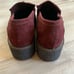 Flavio collection purple suede stacked platform loafers