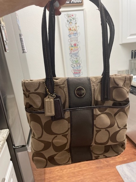 Coach Fabric signature shoulder bag