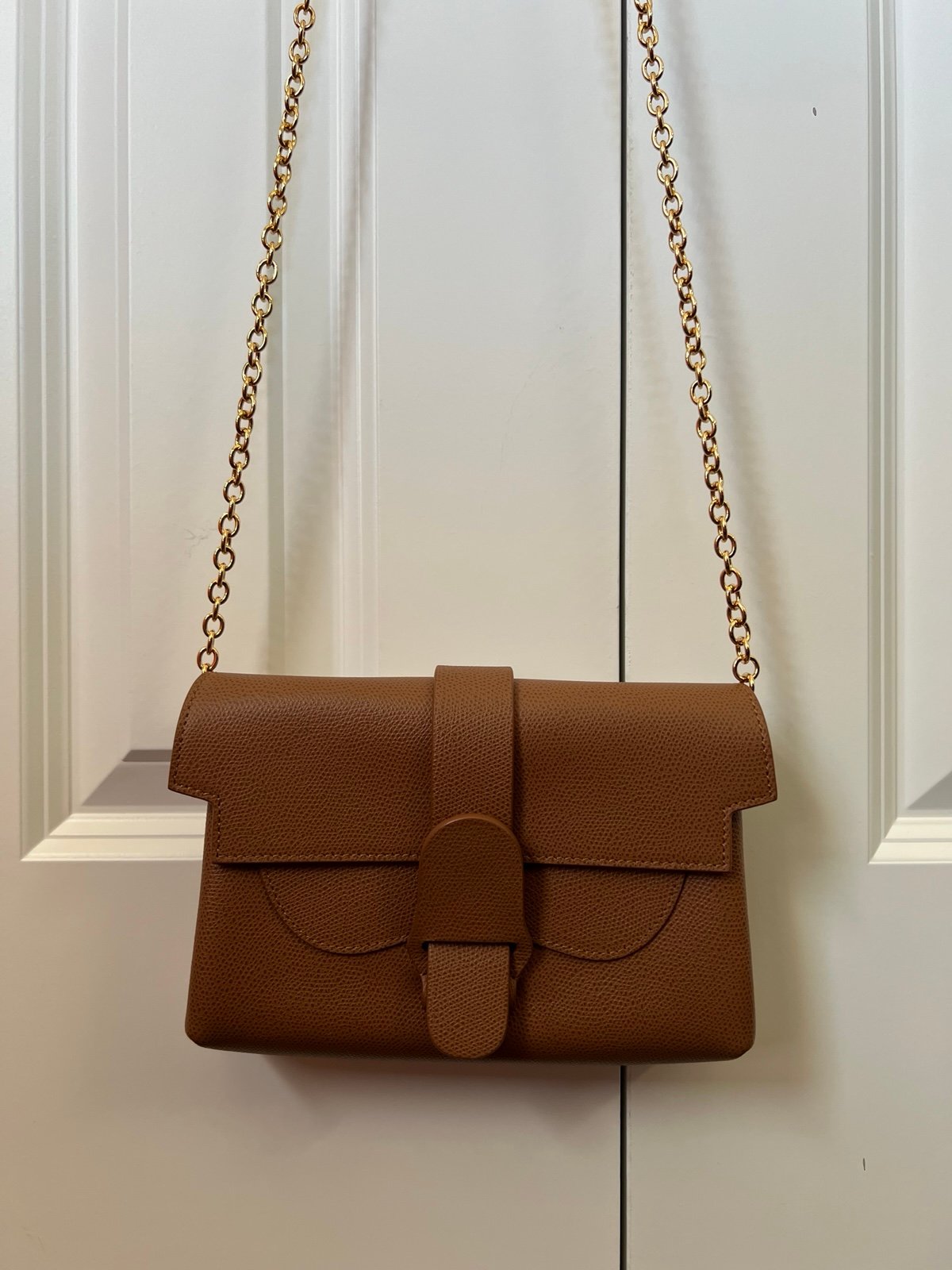 Aria Belt Bag, Pebbled in Chestnut (Senreve)