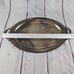 Oneida Jefferson Etched Oval Serving Tray Handles 23.5 x 14.5 Vintage Patina