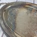 Oneida Jefferson Etched Oval Serving Tray Handles 23.5 x 14.5 Vintage Patina