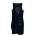 Patrizia Pepe velvet button down sleeveless dress Sz 42
