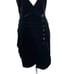 Patrizia Pepe velvet button down sleeveless dress Sz 42