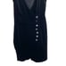 Patrizia Pepe velvet button down sleeveless dress Sz 42