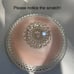 Vintage Art Deco Frosted Baby Pink Thousand Eye Glass Lamp / Light Shade “ONLY”