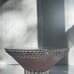 Vintage Art Deco Frosted Baby Pink Thousand Eye Glass Lamp / Light Shade “ONLY”