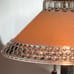 Vintage Art Deco Frosted Baby Pink Thousand Eye Glass Lamp / Light Shade “ONLY”