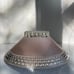 Vintage Art Deco Frosted Baby Pink Thousand Eye Glass Lamp / Light Shade “ONLY”