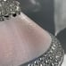 Vintage Art Deco Frosted Baby Pink Thousand Eye Glass Lamp / Light Shade “ONLY”