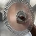 Vintage Art Deco Frosted Baby Pink Thousand Eye Glass Lamp / Light Shade “ONLY”