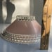 Vintage Art Deco Frosted Baby Pink Thousand Eye Glass Lamp / Light Shade “ONLY”