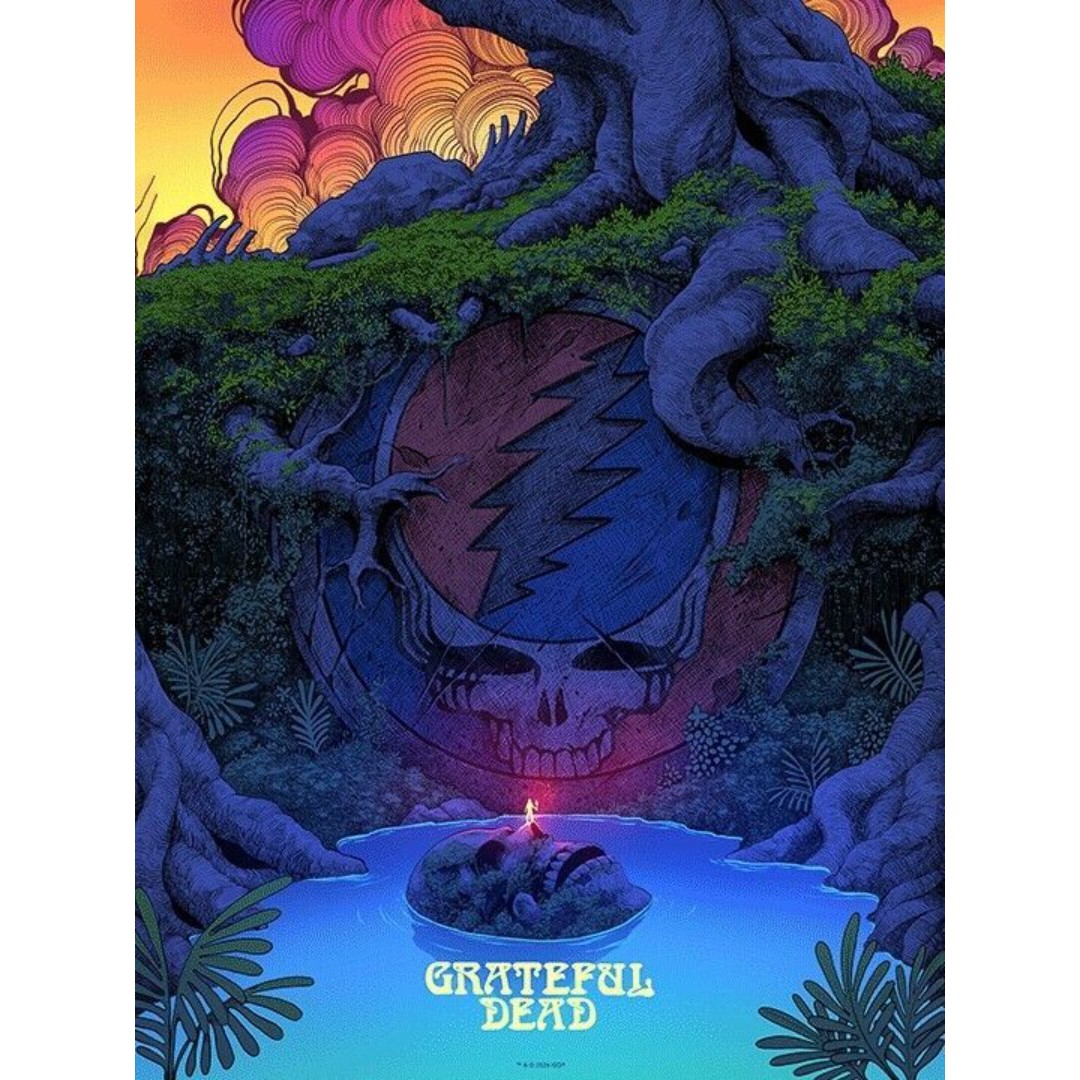 Ian Permana Grateful Dead 3D Flip Lenticular 18 x24 1mm PET 45/100 COA Limited