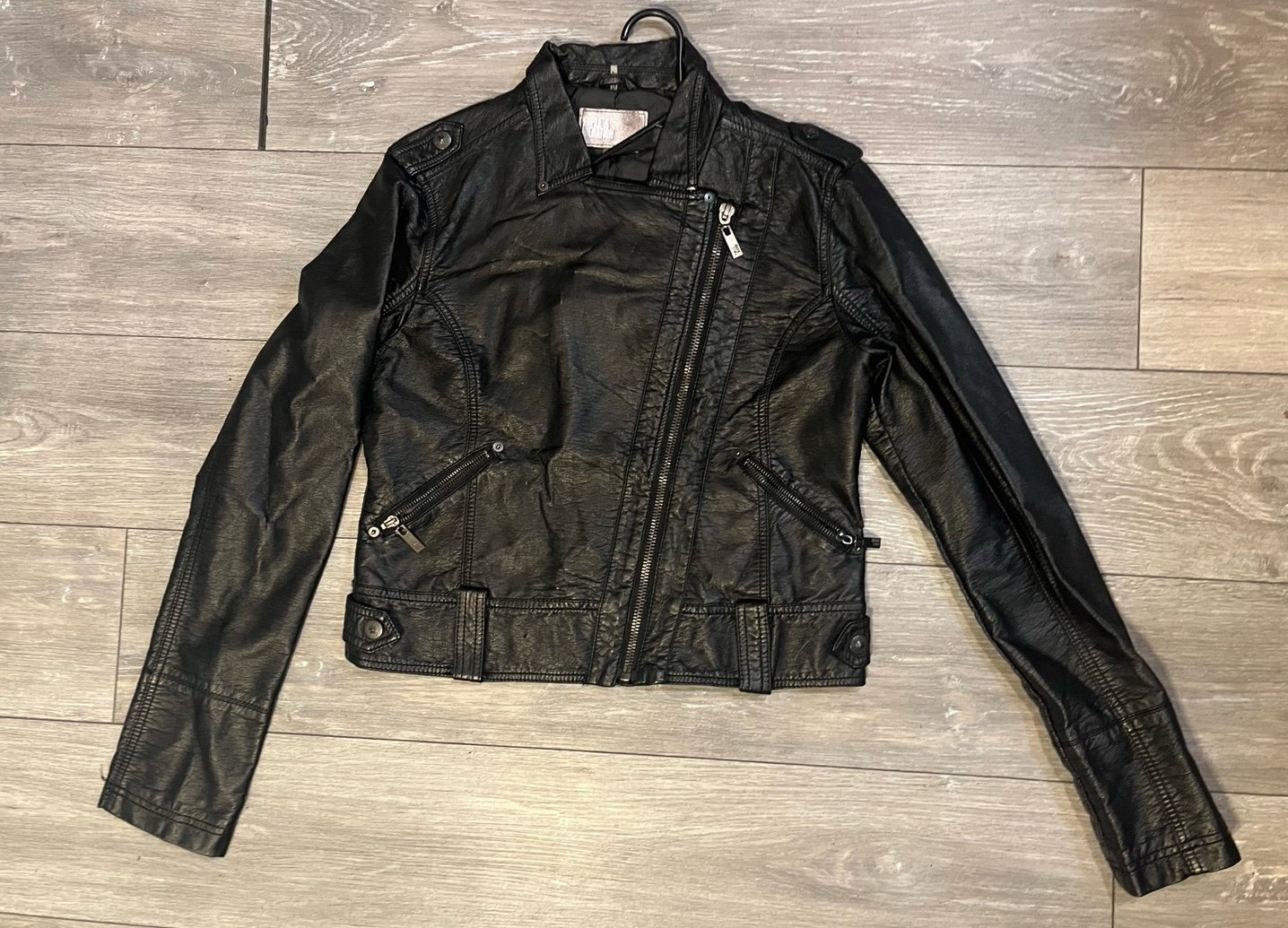 People’s Liberation Large faux leather jacket