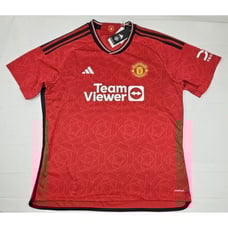 Adidas Manchester United Home Jersey 2XL Team Viewer Sponsor Red Soccer Kit