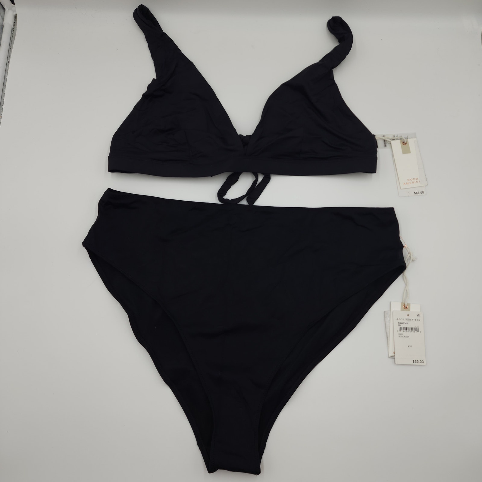 Good American Black Sexy Boost and Compression Bottoms Size 4X