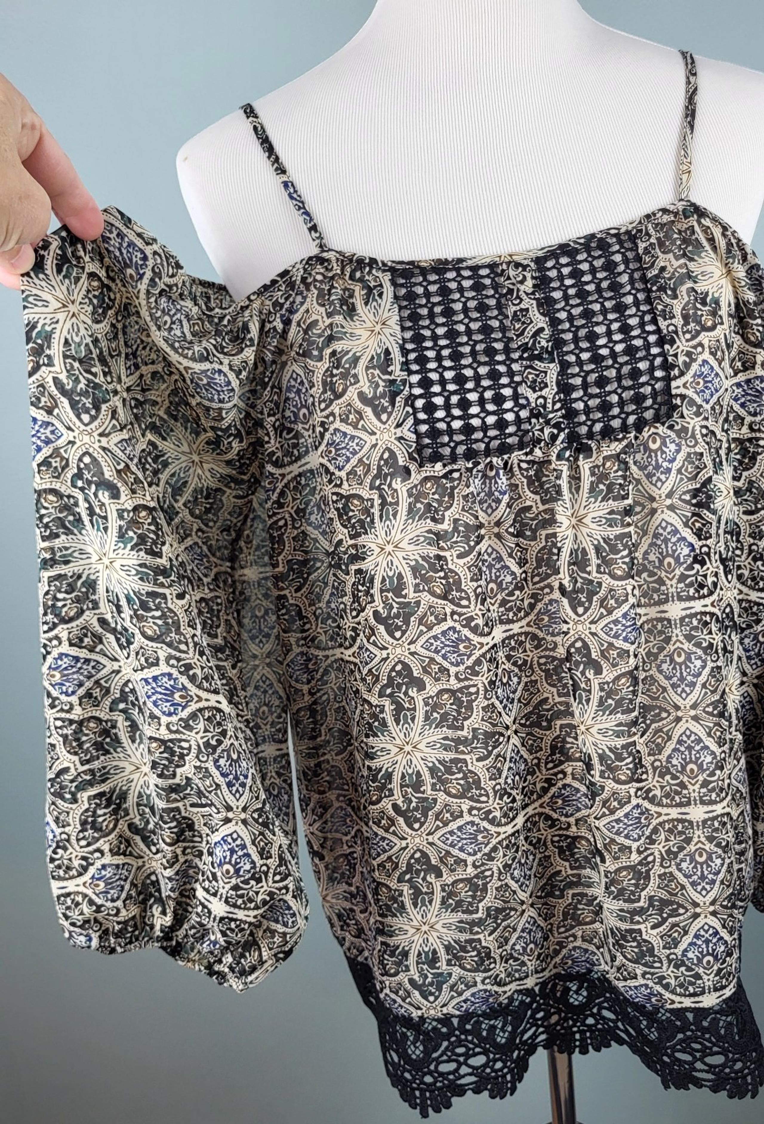 Rue 21 Strappy Cold Shoulder Blouse