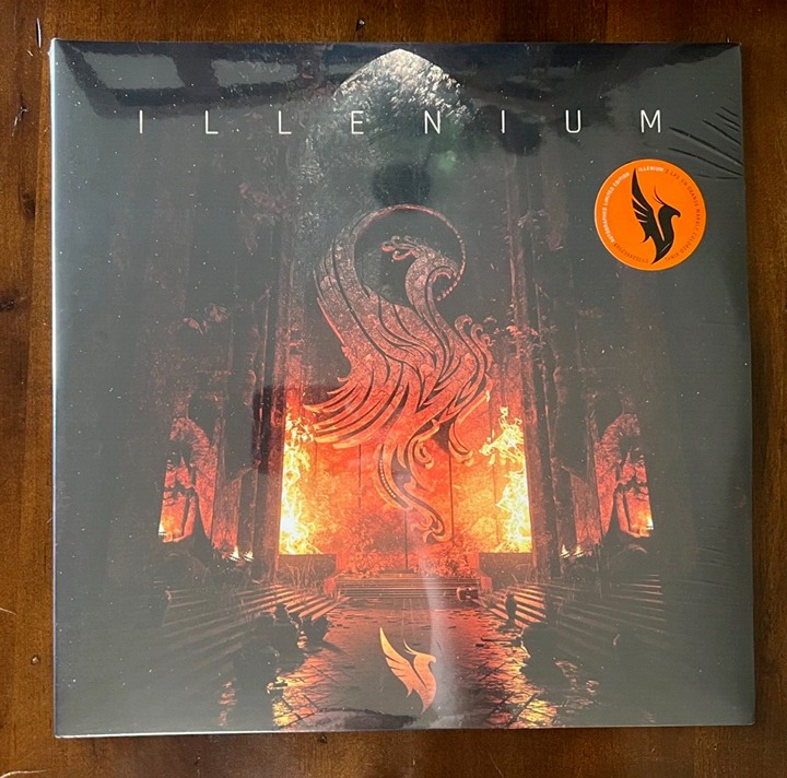 Illenium - S/T Self Titled Vinyl 2xLP (Orange Color, Signed) Dabin Seven Lions