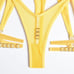 L∙ Sexy Lingerie Set Bra Thongs Garter Belt w/Leg Ring Lace Nightwear Sleepwear