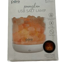 New pureglow usb salt lamp