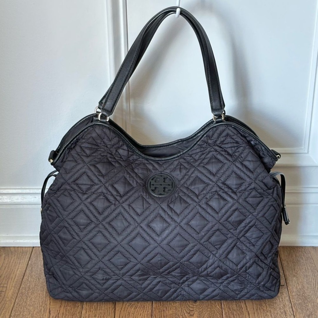 Tory Burch Marion Slouchy Quilted Baby Diaper Bag