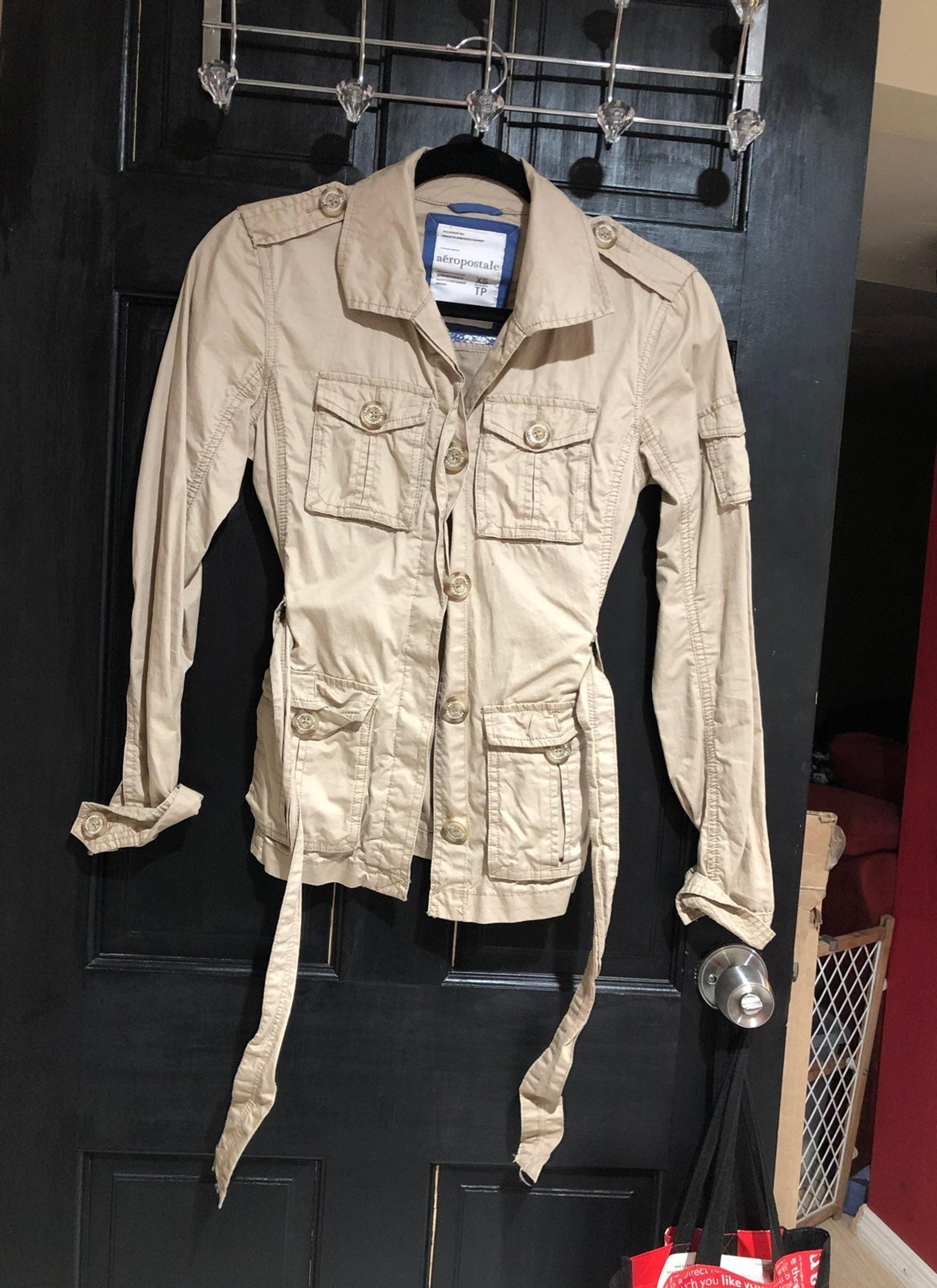 XS  Aeropostle Belted Trench Coat
