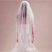 2 tier Wedding Veil Lace Embellished