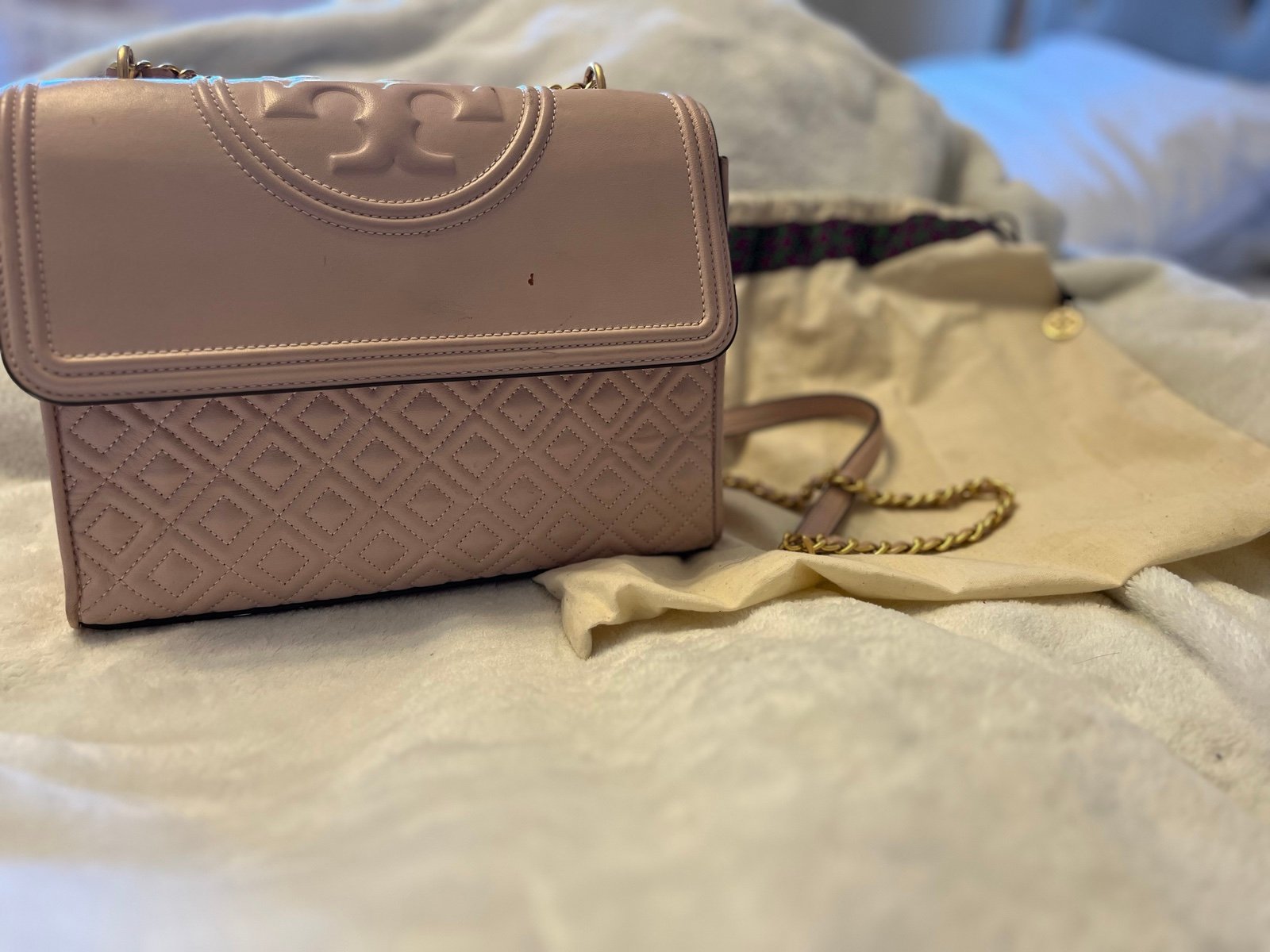 Tory Burch Fleming Leather Convertible Shoulder Bag