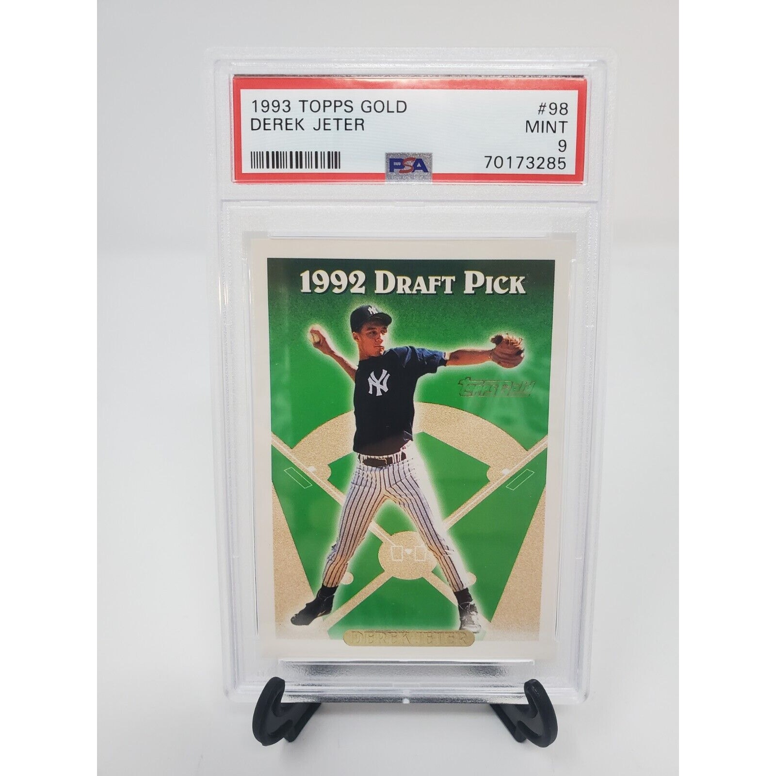 1993 Topps Gold #98 Derek Jeter YANKEES 1992 Draft Pick Mint Rookie PSA 9 MINT