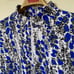IBKUL 1/4 Zip Pullover Abstract Animal Print UP50+ Cool Feel Quick Dry Women 2XL