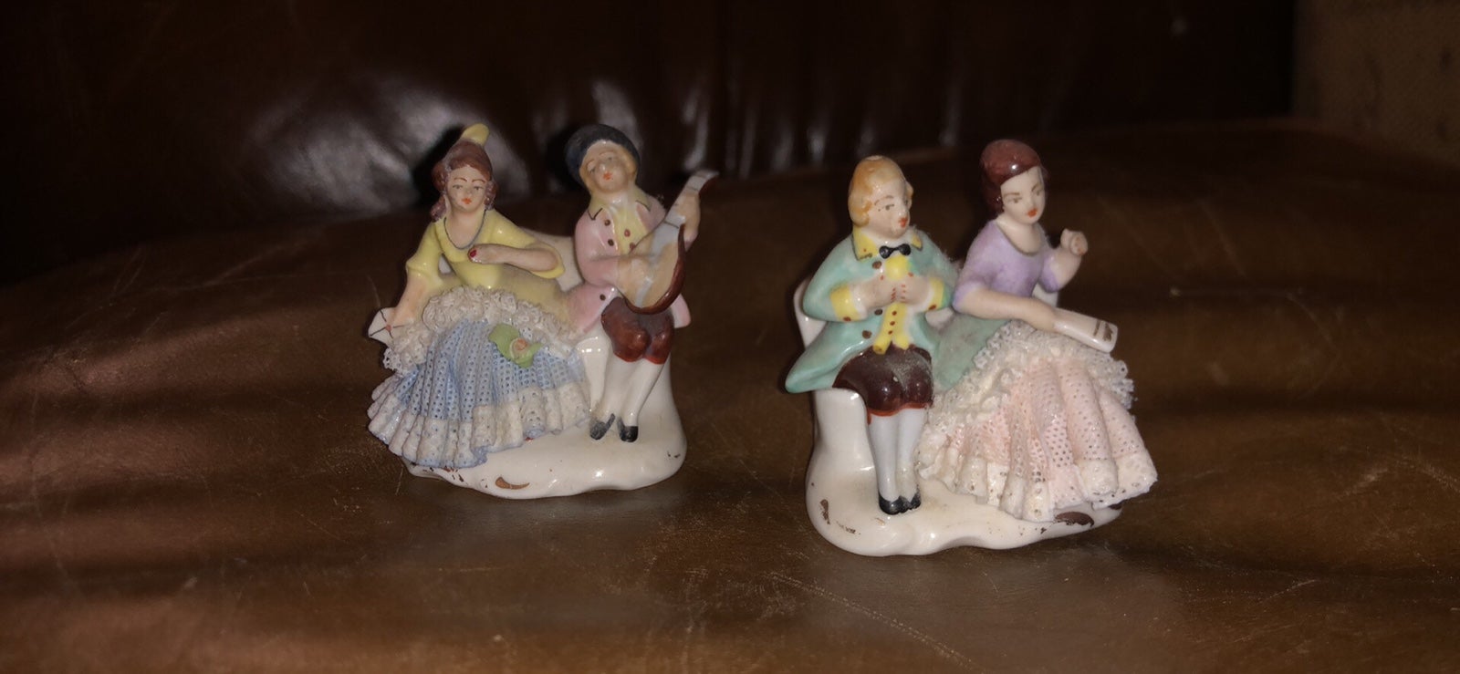 Vintage porcelain 2 inch figurine marked Germany.