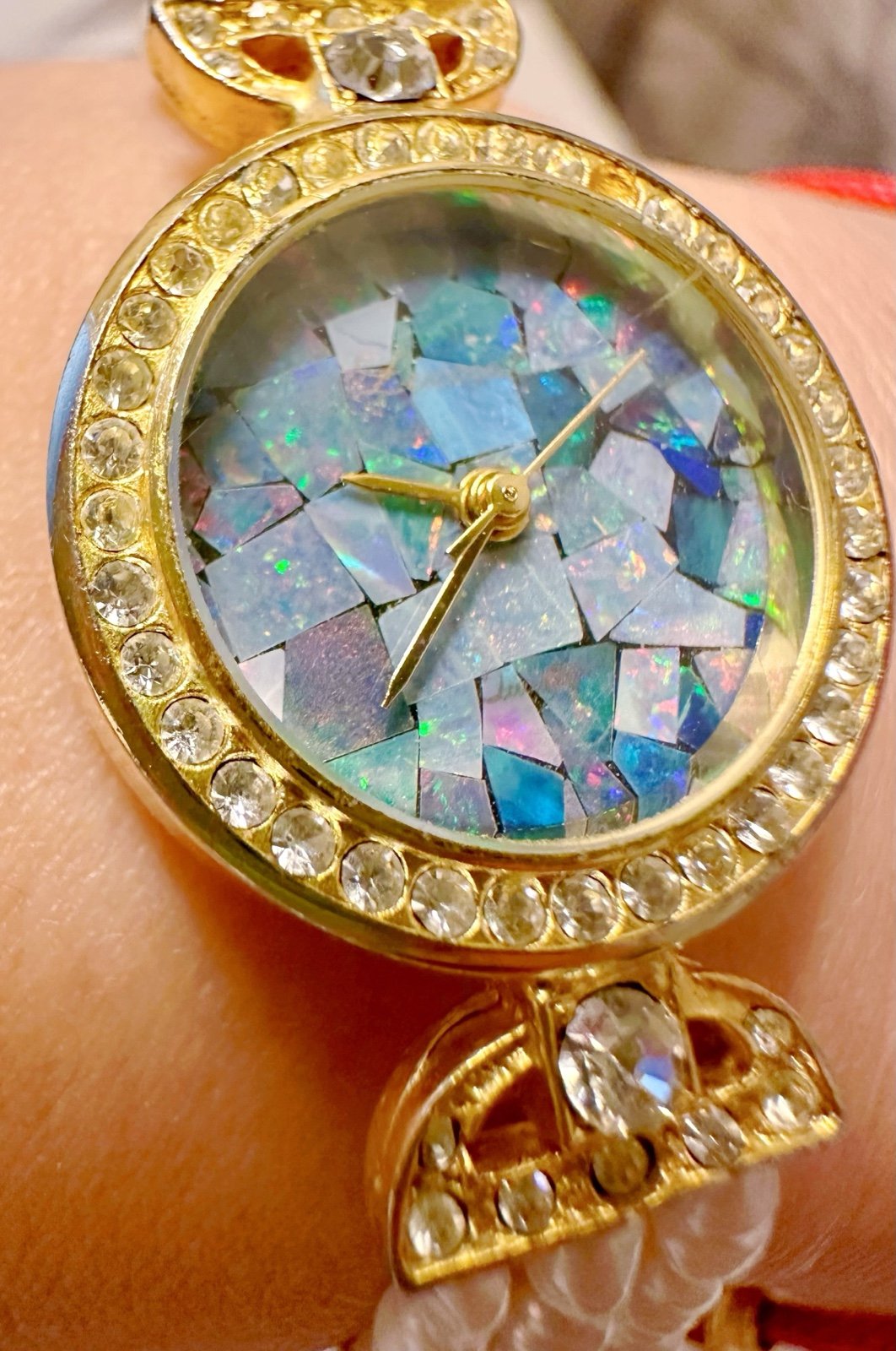Rare Vintage Lucoral Women’s Watch | Blue Marble Effe