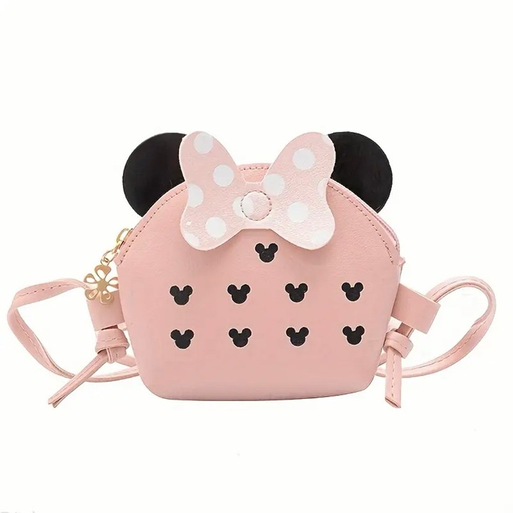 Minnie Mouse Mini Crossbody Bag In Pink NWT