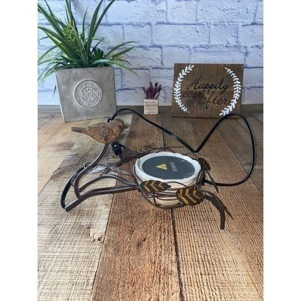 Scentsy Bird Nest Retired Element Wax Warmer Wrought Iron.