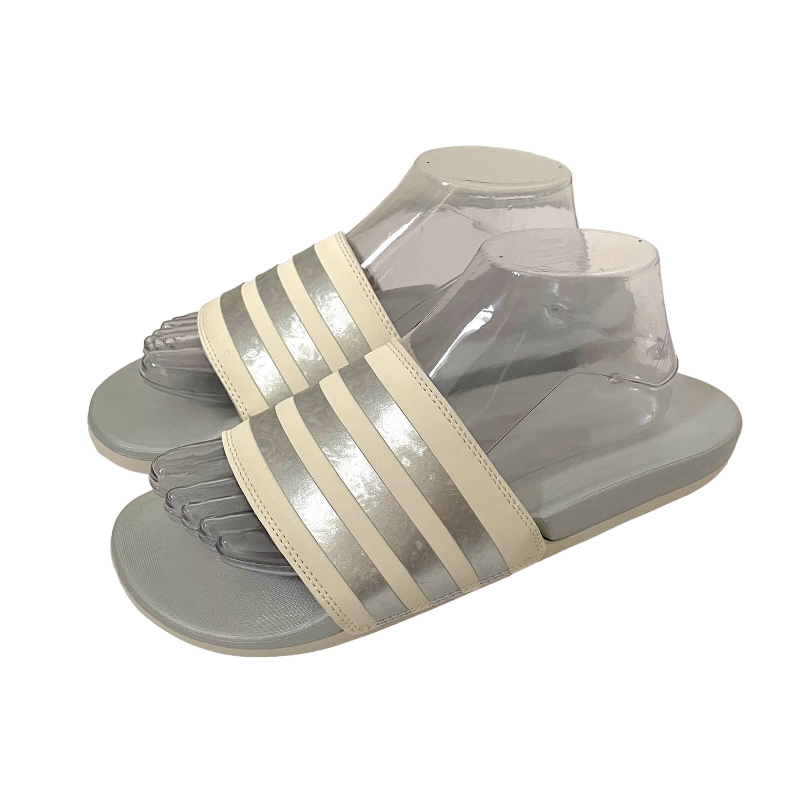 Adidas clearance silver sandals