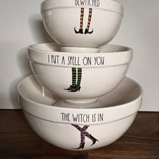 Rae Dunn Witches Feet Mixing Bowls