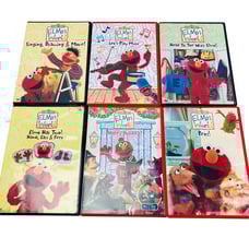 Sesame Street Elmos World 6 DVDs Lot Kids Educational & Fun Collection