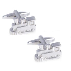 Railroad Locomotive Steam Train Cufflinks