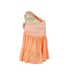 Torrid 0-L Peach Woven Smocked Detail Square Neckline Babydoll Sleeveless Top