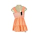 Torrid 0-L Peach Woven Smocked Detail Square Neckline Babydoll Sleeveless Top